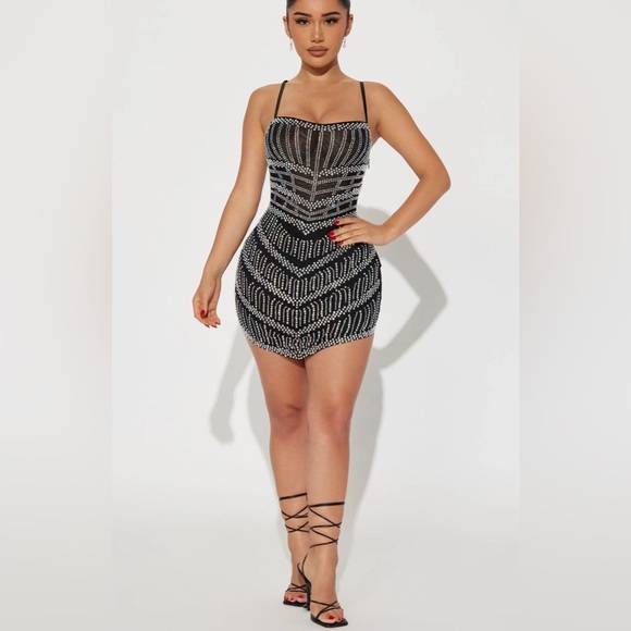 Fashion Nova Dresses & Skirts - Grace Embellished Mini Dress